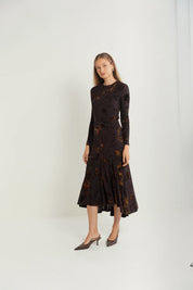 Velour Burnout Skirt
