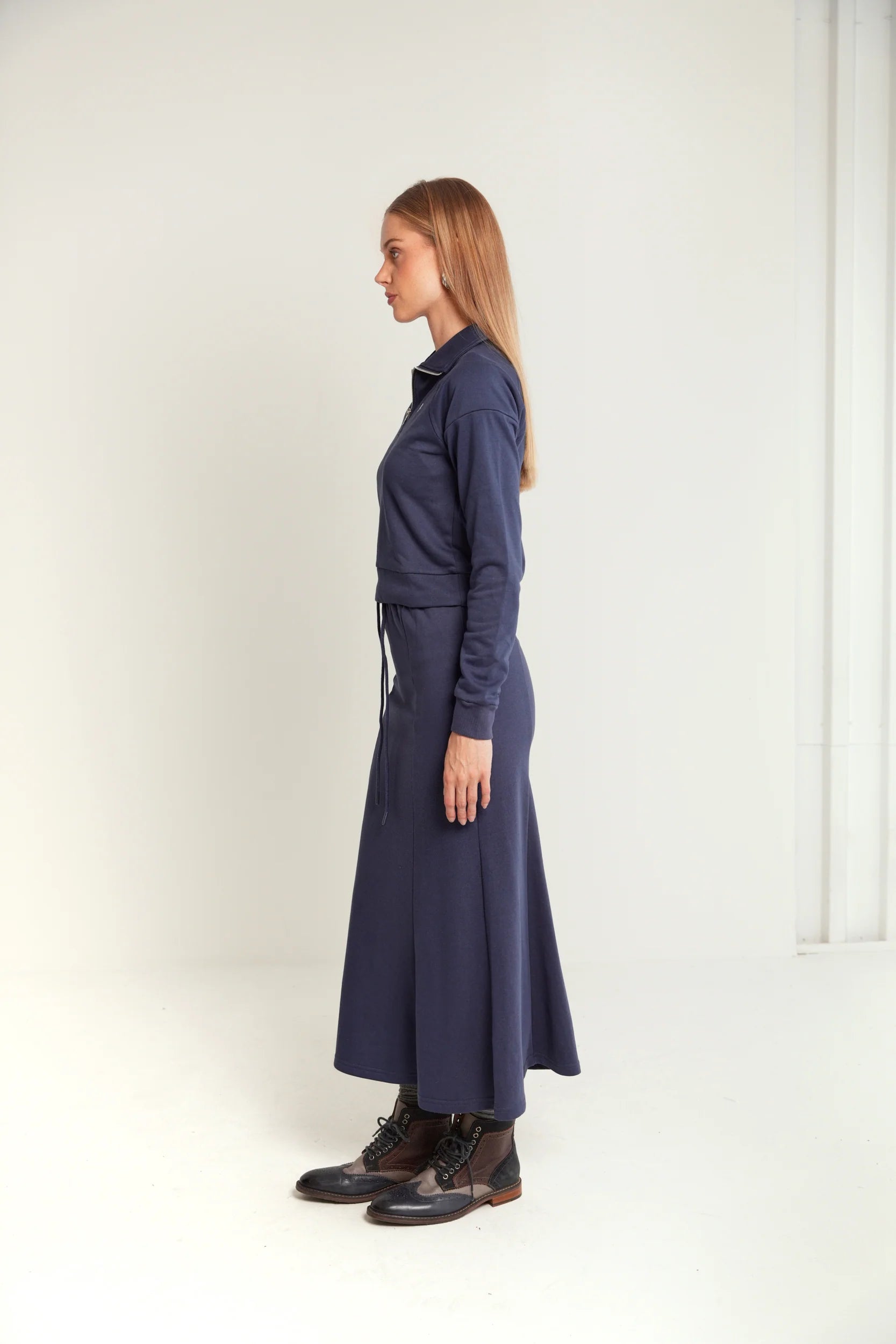 Panel Sweat Skirt