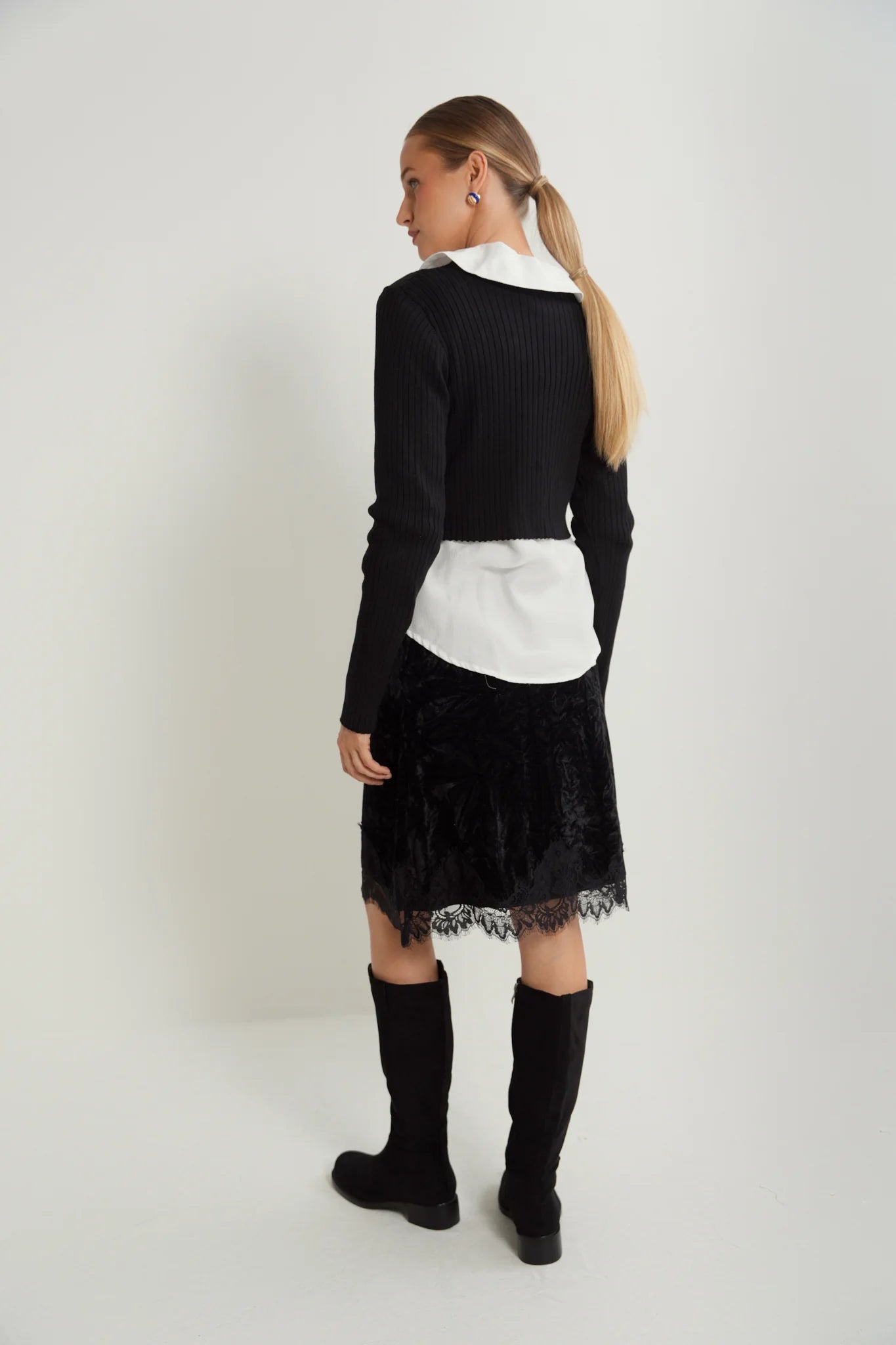 Wide Rib Overlay Top