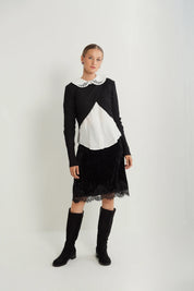 Wide Rib Overlay Top