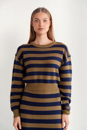 Oversized Jacquard Knit Sweater