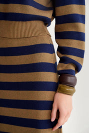 Oversized Jacquard Knit Sweater