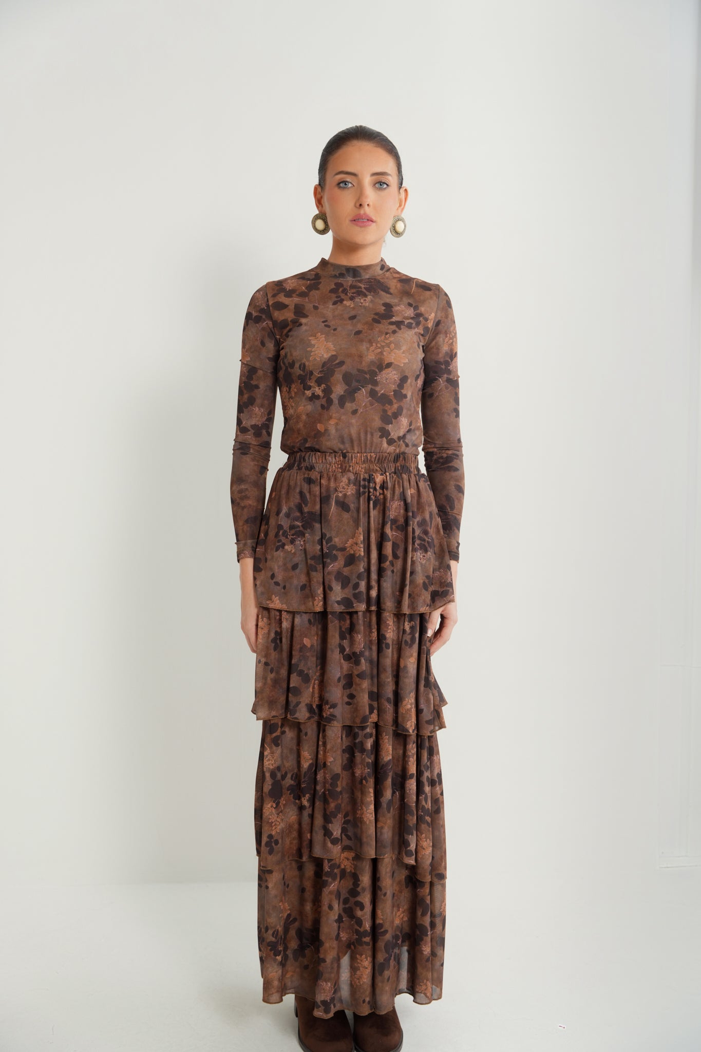 Mesh Layered Skirt