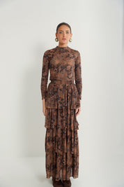 Mesh Layered Skirt