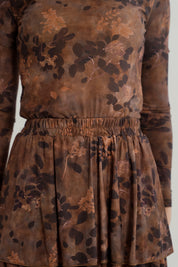 Mesh Layered Skirt