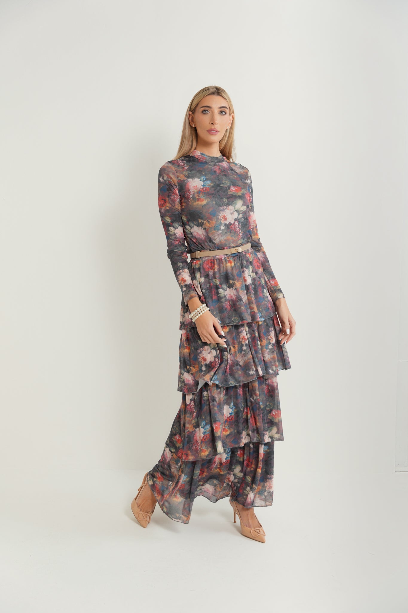 Mesh Layered Skirt
