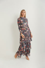 Mesh Layered Skirt
