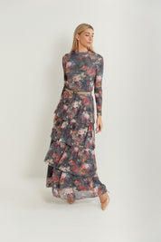 Mesh Layered Skirt