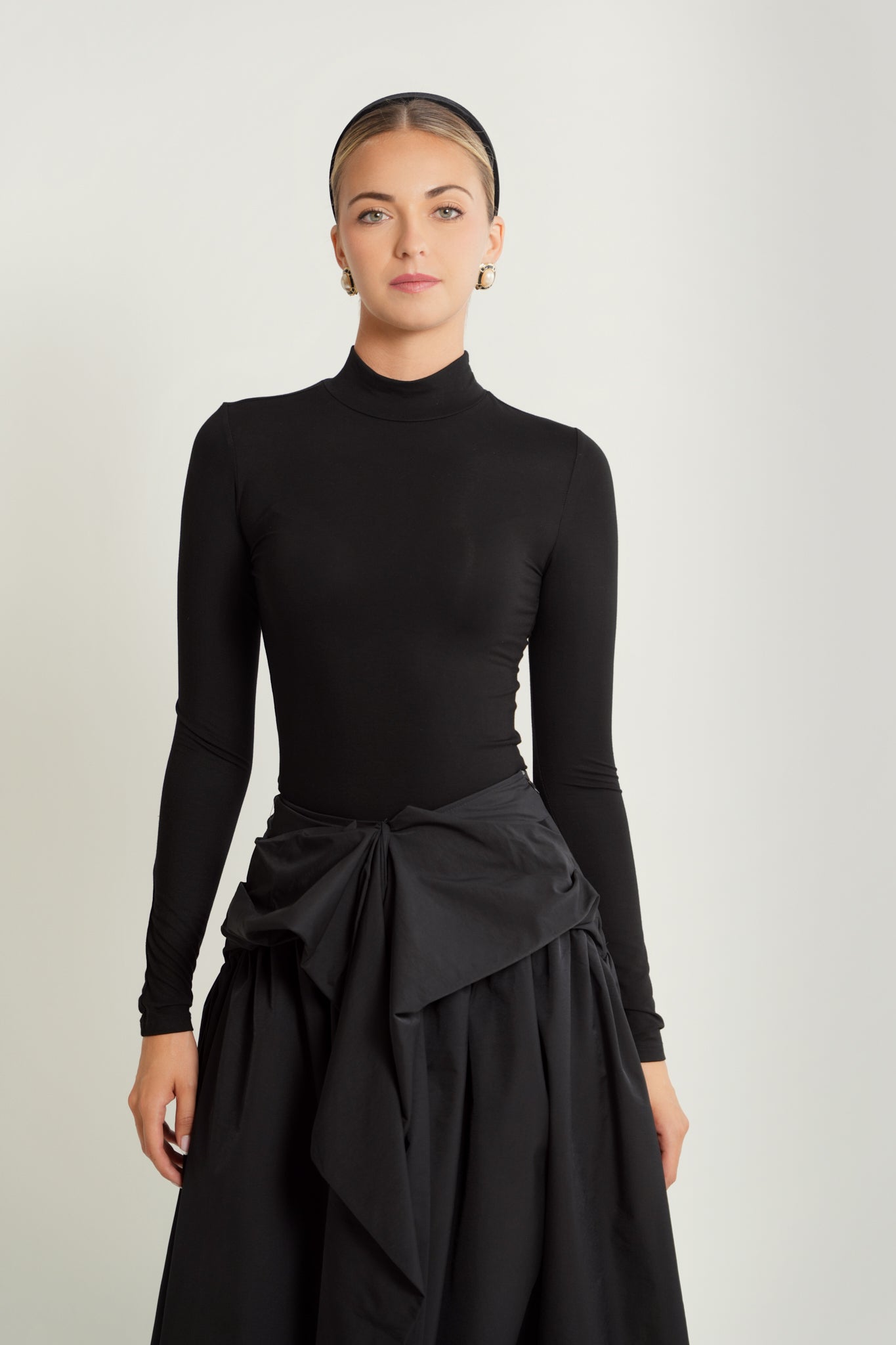 Criss-Cross A-Line Ankle Skirt