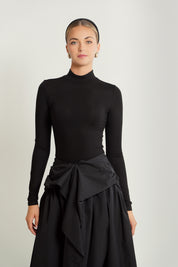 Criss-Cross A-Line Ankle Skirt