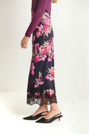 Slip Skirt With Lace