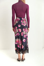 Slip Skirt With Lace