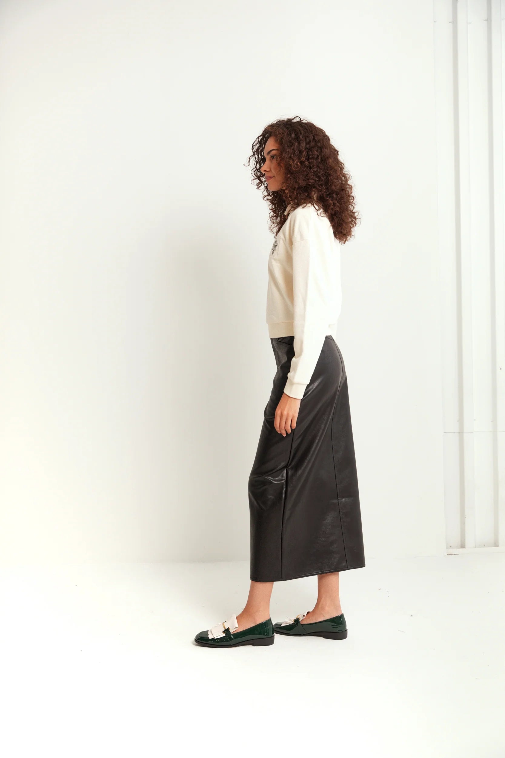 Collar Sweatshirt