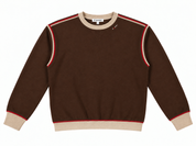 Contrast Piping Sweatshirt