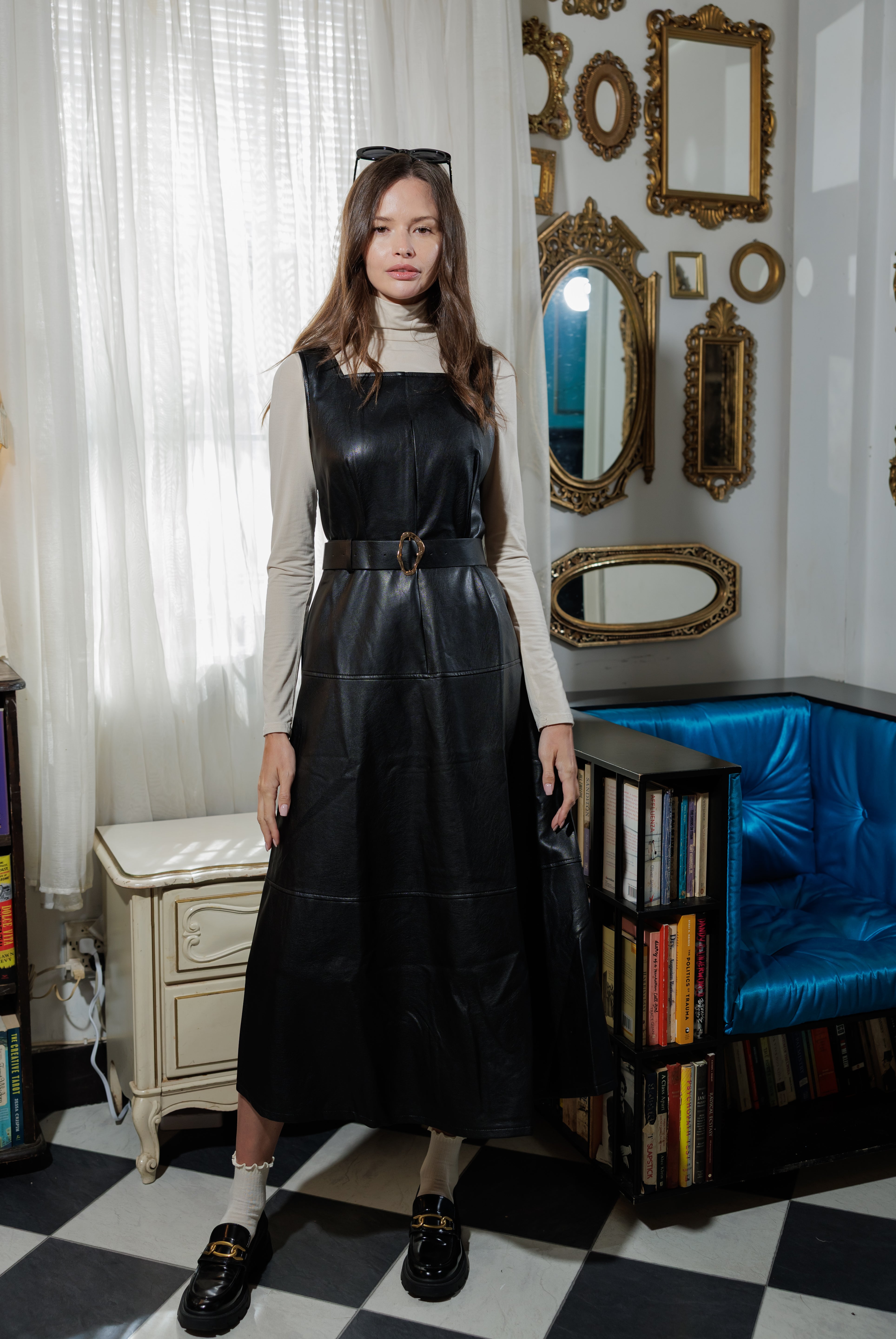 Rail Leather Jumper