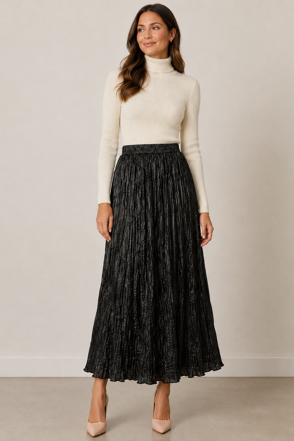AD Y Maxi Crinkle Skirt 1012
