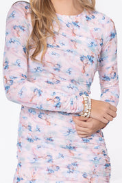 Miri Dress (Light Pink Flower)