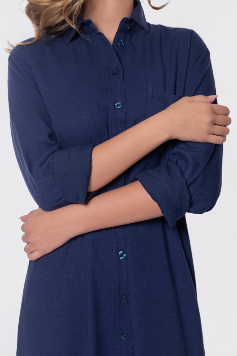 Bonnie Dress 49" (Navy)