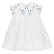 Embroidered Collar s/s Dress