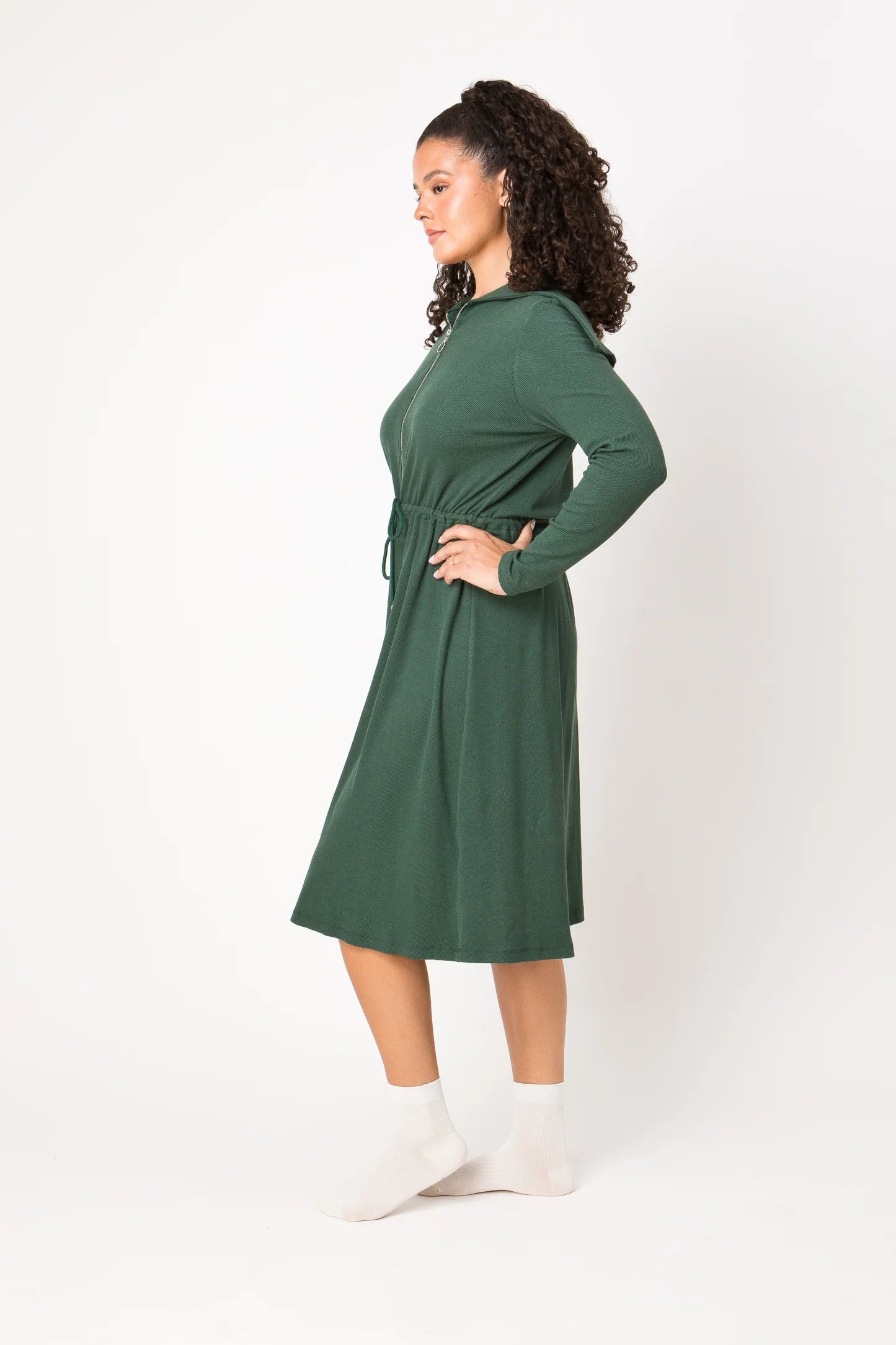 Biwa Dress Green