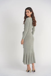 Valerie Midi Dress- Seafoam