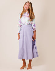 2 side pockets with snaps a line skirt 25156mas MIDI