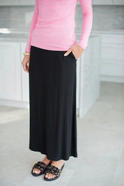 MODAL FLOWY MAXI SKIRT