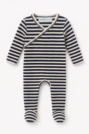 Navy Kimono Footie