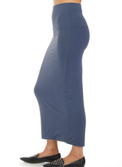 MODAL MIDI SLIM SKIRT (SPACE)