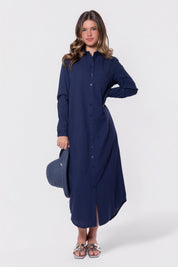 Bonnie Dress 49" (Navy)
