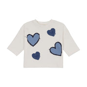 Teela Hearts Denim Top