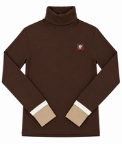 Contrast sleeve Tneck