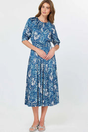 Paisley Print Dress