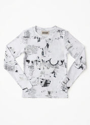 PRINTED COTTON TSHIRT- PARIS