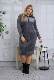 CONNIE VELVET DRESS PLUS