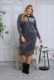 CONNIE VELVET DRESS PLUS