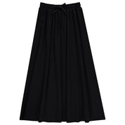 Zig-Zag Stitch Maxi Skirt