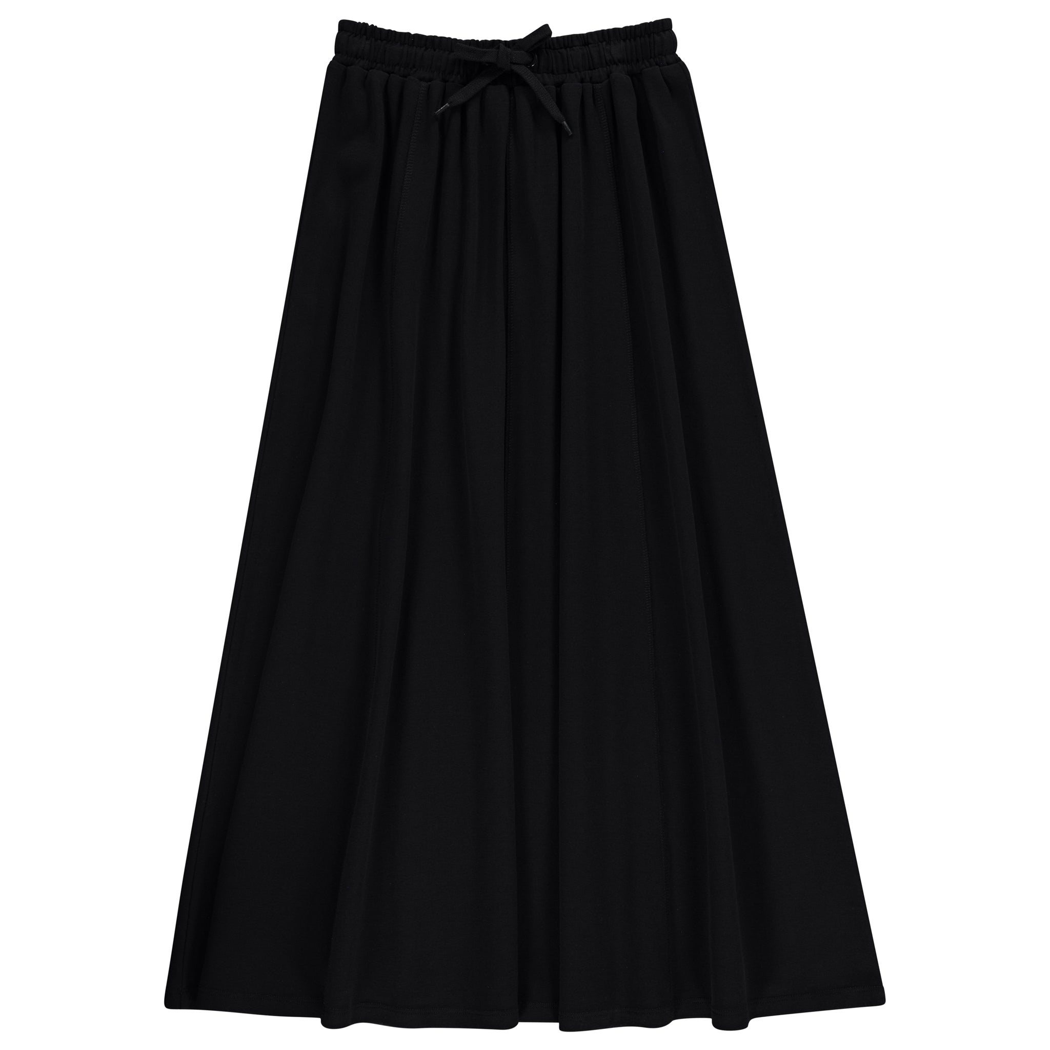 Zig-Zag Stitch Maxi Skirt