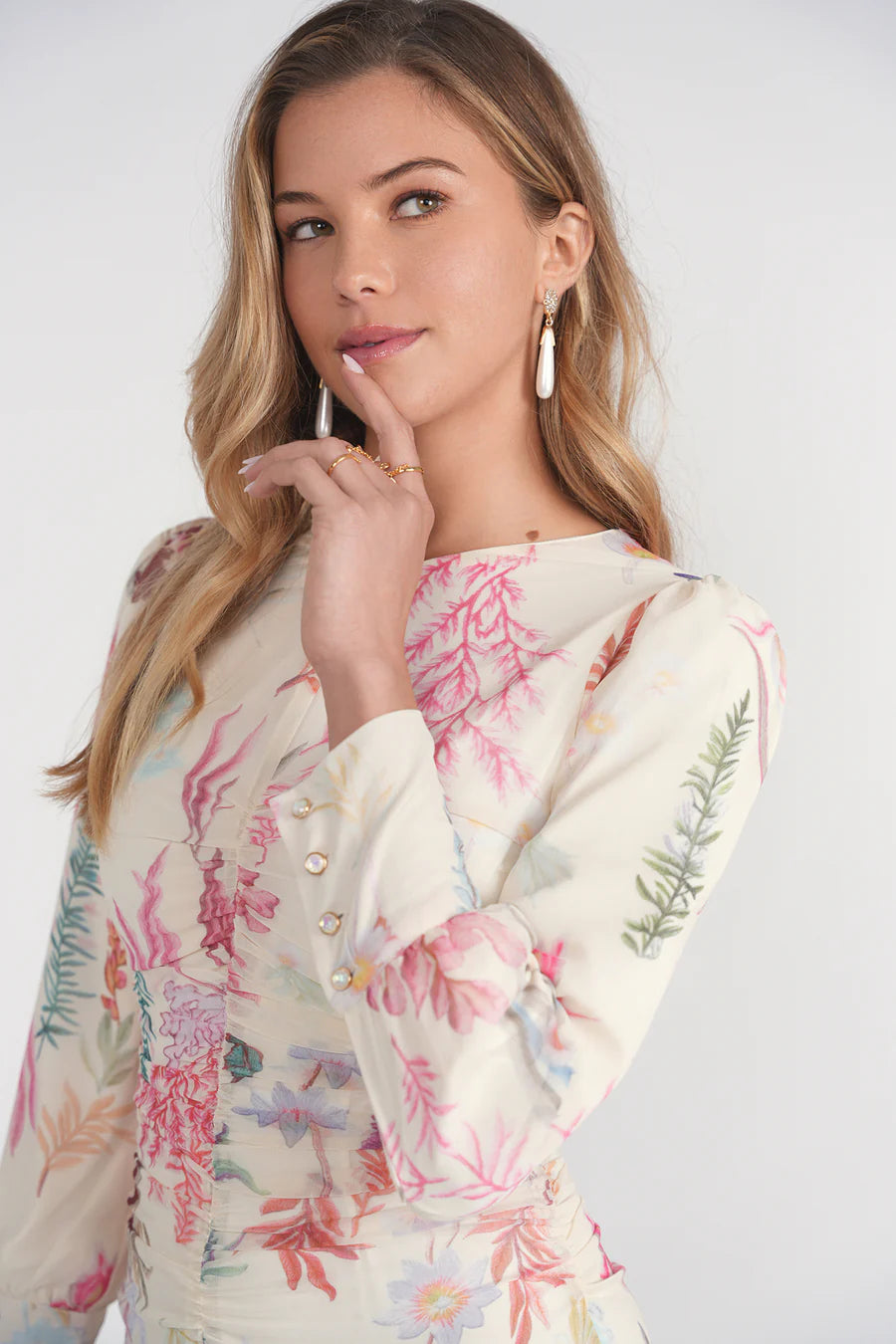 Michalie Midi- Butter Botanicals