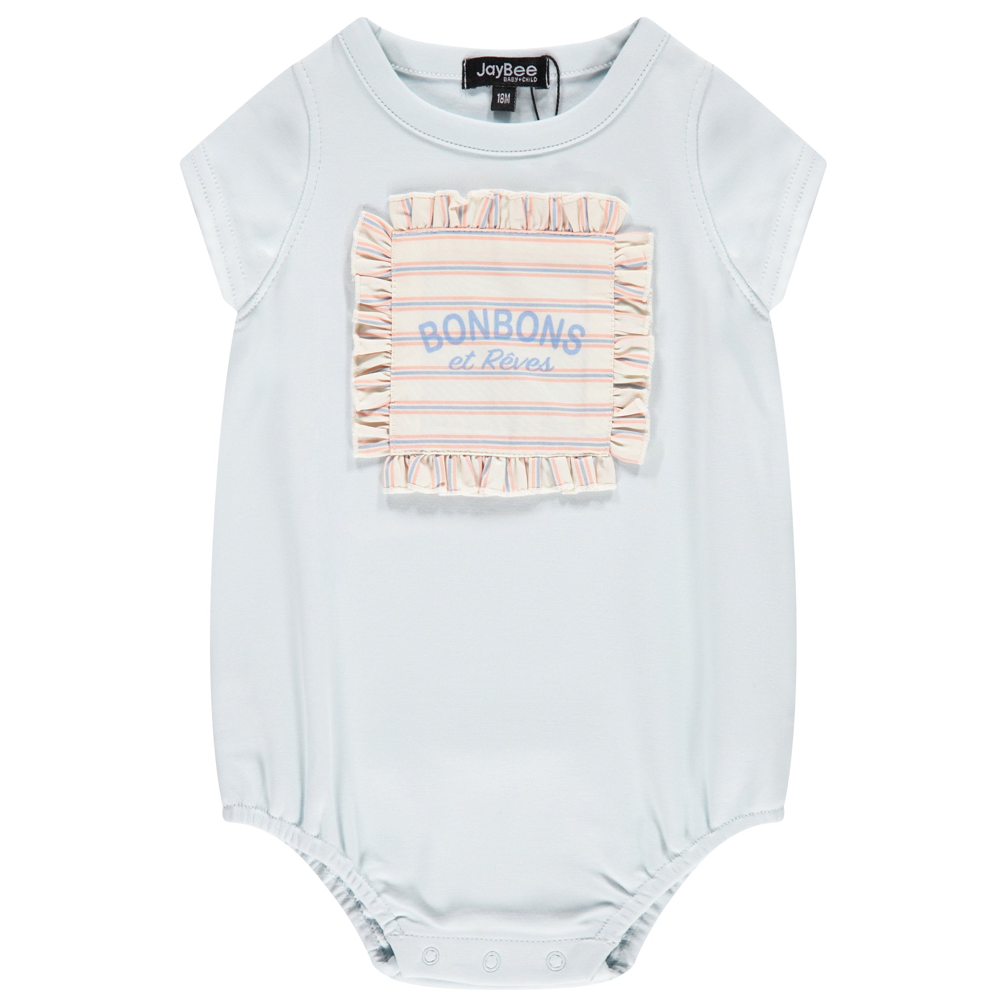 Bonbon Patch Ruffle Romper