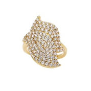 Diamond Leaves Ring