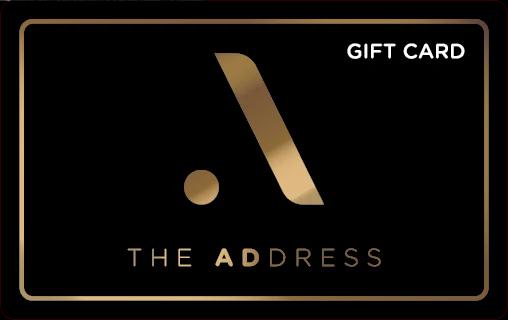 THE ADDRESS GIFT CARD