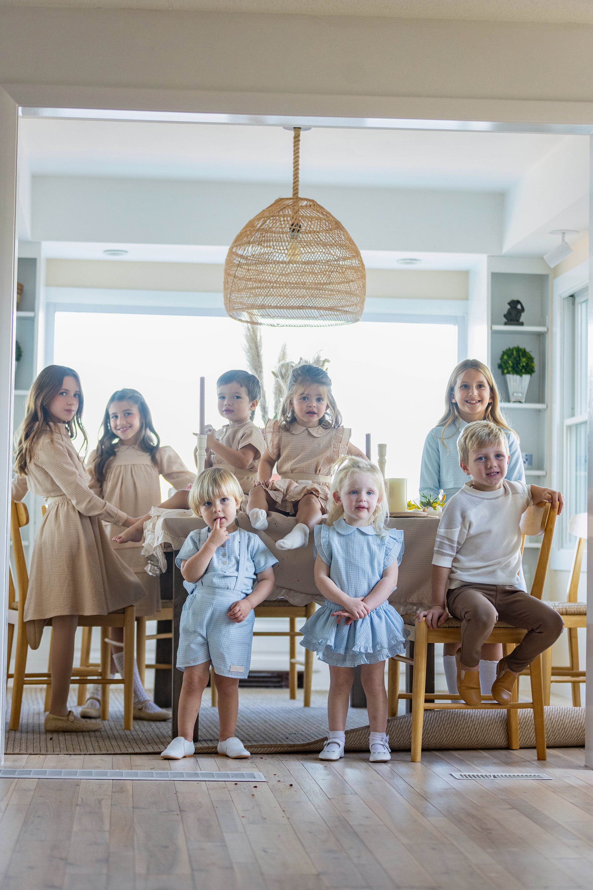 Blue Label Romper & Shirt Set