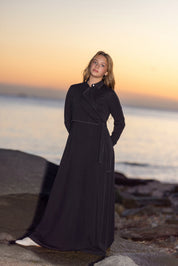 Teen Side Tie Stitch Maxi