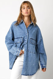Finley Denim Top
