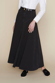 Alila Skirt in Black Denim