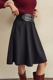 Bliss Corset Skirt Black Short