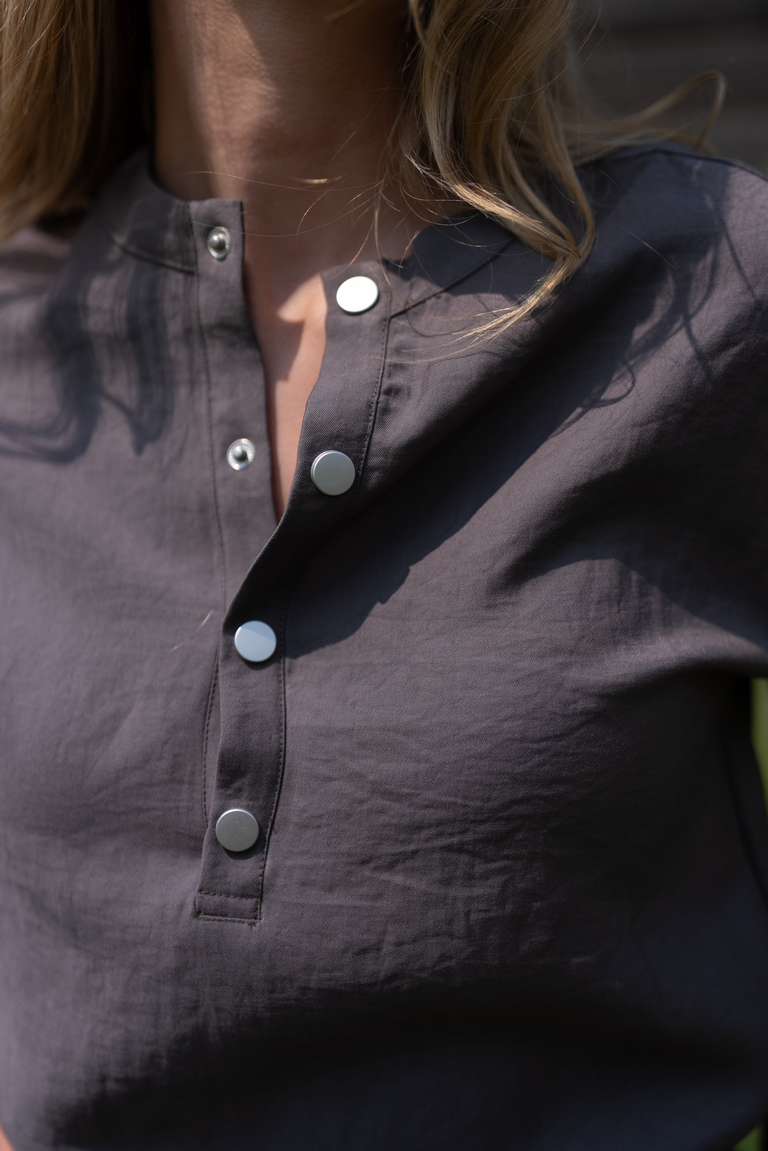 Urban Ease Front Button Top