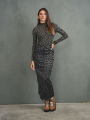Front Slit Skirt