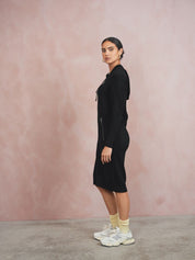 Knit Hoodie Dress